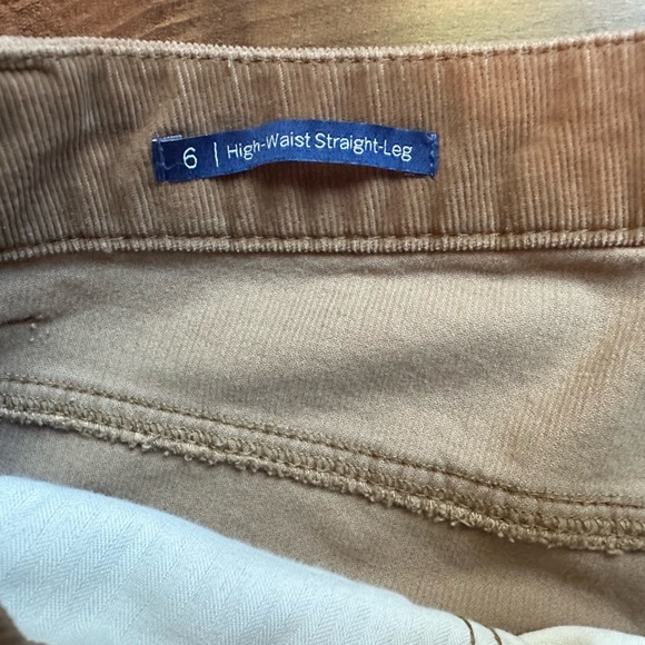 Talbots High-Waist Straight-Leg Corduroy Pants | Size 6 | (Read Description) - Picture 4 of 7